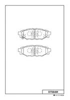 D7064M !колодки дисковые з. Subaru Legacy 2.0i/Outback 2.5i 03&gt