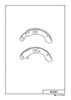 Барабанные тормозные колодки K1221 от производителя MK Kashiyama