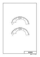 Барабанные тормозные колодки K2252 от фирмы MK Kashiyama
