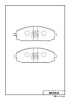 Колодки тормозные FR