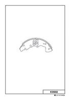 K9968 колодки торм зад grand escudo 00- K9968 колодки торм зад grand escudo 00-