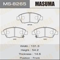 Колодки тормозные дисковые передние MS8265 от фирмы MASUMA