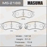 Колодки тормозные дисковые MS2188 от фирмы MASUMA