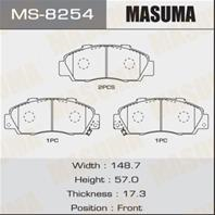 Колодки тормозные дисковые передние MS8254 от фирмы MASUMA