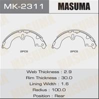 Барабанные тормозные колодки MK2311 от фирмы MASUMA