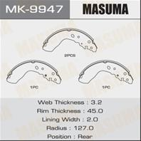 Барабанные тормозные колодки MK9947 от производителя MASUMA