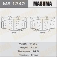 Колодки тормозные дисковые MS1242 от компании MASUMA