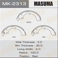 Барабанные тормозные колодки MK2313 от производителя MASUMA