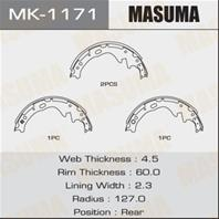 Барабанные тормозные колодки MK1171 от компании MASUMA