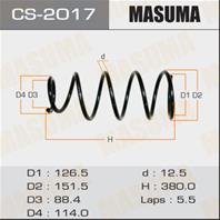 Пружина подвески MASUMA front WINGROAD/ WHNY11