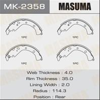 Барабанные тормозные колодки MK2358 от производителя MASUMA