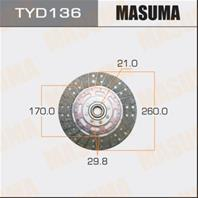 Диск сцепления masuma 260*170*21*29.8 (1 10)