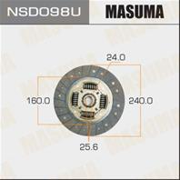 Диск сцепления masuma 240*160*24*25.6 (1 10)