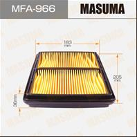 Воздушный фильтр a- 843 masuma a- 843v (1 40)