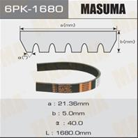 Ремень ручейковый MASUMA 6PK-1680