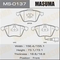 Колодки тормозные дисковые MS0137 от фирмы MASUMA