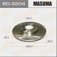 Диск тормозной Masuma