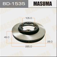 Диск тормозной Masuma (уп. 2 шт)