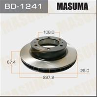 Диск тормозной Masuma (уп. 2 шт)