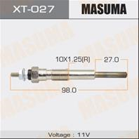 Свеча накаливания XT027 от производителя MASUMA