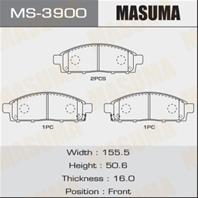 Колодки тормозные дисковые передние MS3900 от компании MASUMA