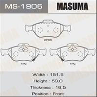 Колодки тормозные дисковые MS1906 от фирмы MASUMA
