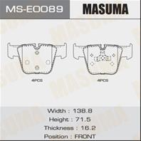Колодки дисковые MASUMA, GDB1674 front (1/6)