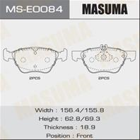 Колодки дисковые MASUMA, P50026 front (1/6)