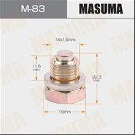 Болт маслосливной masuma m-83 с магнитом vag 14x1.5 mm