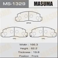 Колодки тормозные дисковые передние MS1329 от компании MASUMA