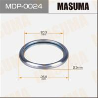 Шайба (прокладка) для болта маслосливного masuma mdp-0024 subaru 20.3x25.8x2.3 [уп.50]