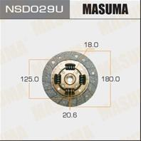 Диск сцепления Masuma 180*125*18*20.6 (1/10)