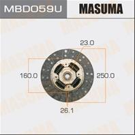 MBD059U_диск сцепления! Mitsubishi Pajero 3.5/2.8TD 94-00