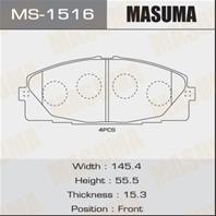 Колодки тормозные дисковые MS1516 от фирмы MASUMA