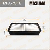 Воздушный фильтр lhd masuma kia rio v1500 05- (1 40)