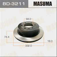 Диск тормозной Masuma