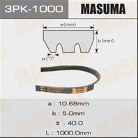 Ремень ручейковый masuma 3pk-1000