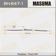 Шланг тормозной masuma bh-647-1 / t- /front/ avensis / zrt270l rh