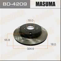 Диск тормозной Masuma