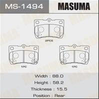 Колодки тормозные дисковые MS1494 от компании MASUMA