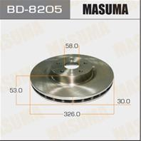 Диск тормозной Masuma
