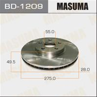 Диск тормозной MASUMA