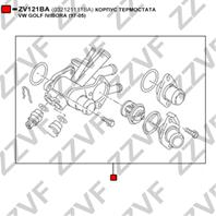 КОРПУС ТЕРМОСТАТА VW GOLF IV/BORA (97-05)