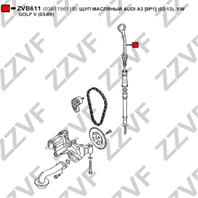 ЩУП МАСЛЯНЫЙ AUDI A3 [8P1] (03-13)  VW GOLF V (03-09)