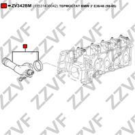 ТЕРМОСТАТ BMW 3 E36/46 (98-05)