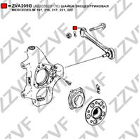 Шайба эксцентриковая mercedes w 197  216  217  221  222