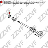 Сальник ступичный задний toyota t.u.v (96-07)  townace/liteace (96-04) 49.7x65x9