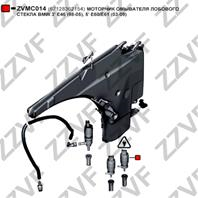 Моторчик омывателя лобового стекла bmw 3 e46 (98-05)  5 e60/e61 (03-09)
