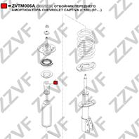 Отбойник переднего амортизатора chevrolet captiva (c100) (07-...)