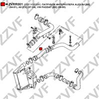 Патрубок интеркулера audi a4 [b5] (94-01)  a6 [c5] (97-04)  vw passat [b5] (96-00)